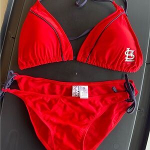 STL CARDINALS Bikini Set - Women Swim, size Small